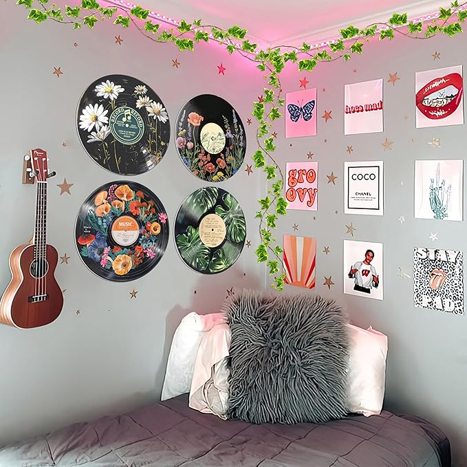 botanical aesthetic wall art prints set