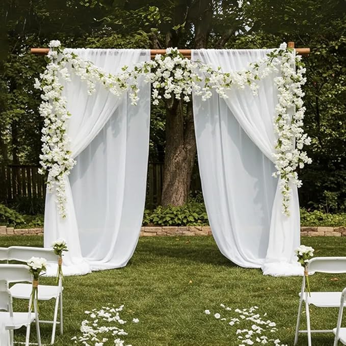 white artificial sakura vines for minimal room styling