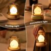 Vintage green LED candle lamp decorative ambient lighting
