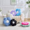 Blue daisy shaped pillow soft decorative cushion