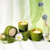 green citronella candle outdoor mosquito repellent