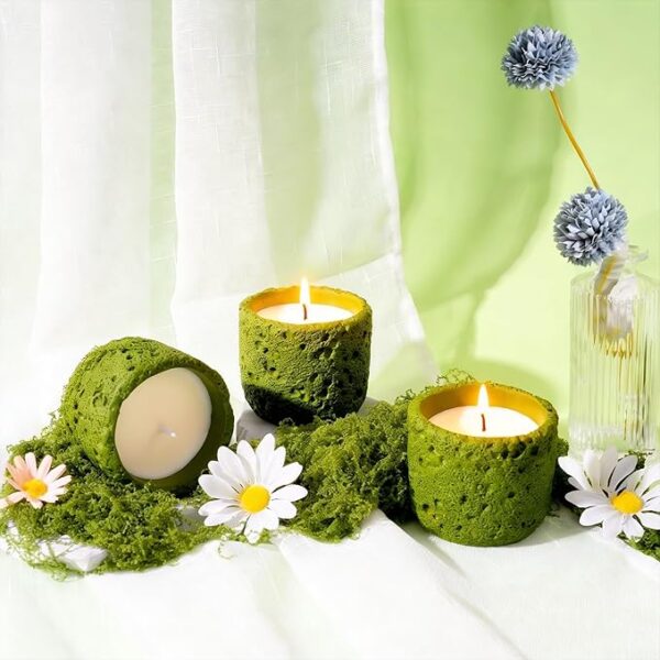 green citronella candle outdoor mosquito repellent