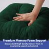 Green comfortable kitchen chair cushion