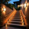Grey decorative flameless candles for home ambiance