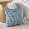 Modern Light Blue Decorative Cushion Cover 18x18 for Sofa and Bed