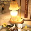 off white wax melt warmer lamp home decor