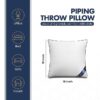 Soft White Decorative Cushion Inserts 18x18 for Living Room Decor