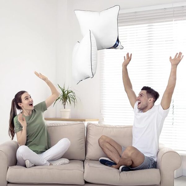 Luxury White Cushion Inserts for Decorative Pillow Covers