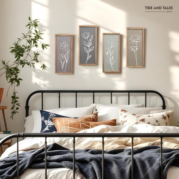 3d botanical wall art ready to hang home decor