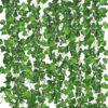 Artificial ivy vine garland used for modern living room wall decor aesthetic