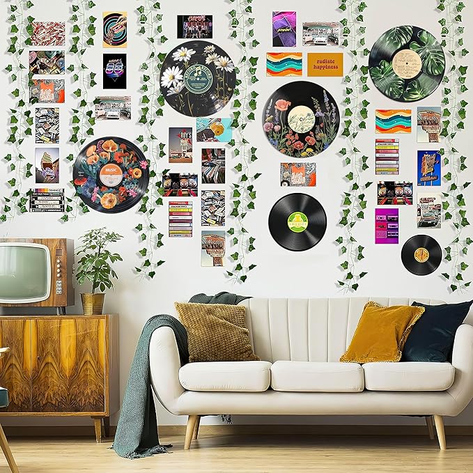 music record wall decor aesthetic posters