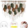 chic bohemian wall decor macrame hanging with tassels