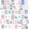 coastal granddaughter room decor wall collage kit 50pcs