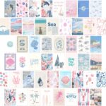 coastal granddaughter room decor wall collage kit 50pcs