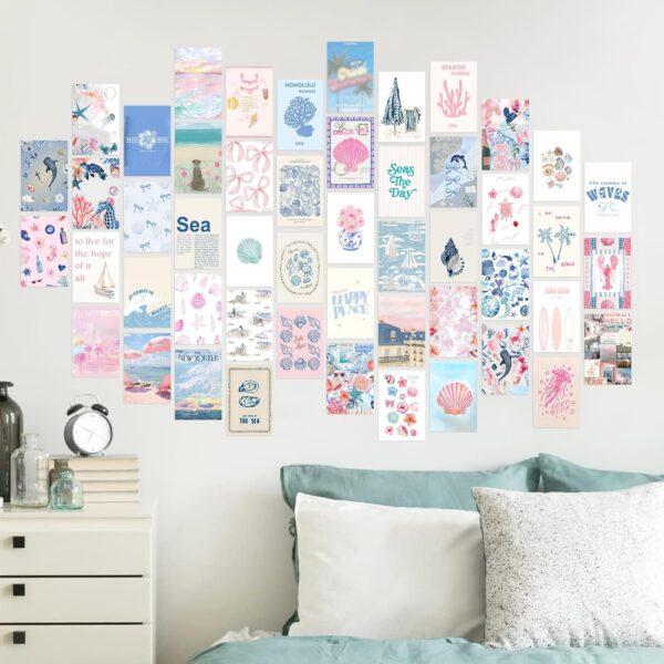 beach aesthetic wall collage dorm room decoration