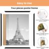 gallery wall poster frames black 3 pack home decor