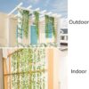 Artificial ivy vine garland used as wedding stage and backdrop decoration
