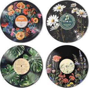 hippie aesthetic poster set botanical wall art