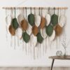 large macrame wall hanging boho woven tapestry for bedroom decor