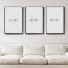 luxury black gold abstract wall art office decoration