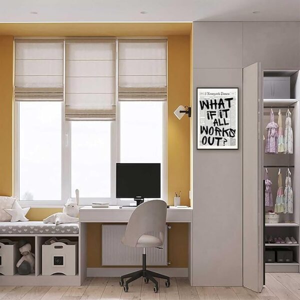 inspirational quote wall art aesthetic poster