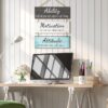 motivational wooden plaques coworker gift decoration