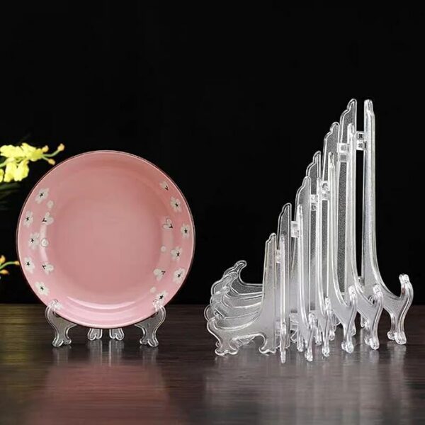 plastic plate holder stand for home decor and events