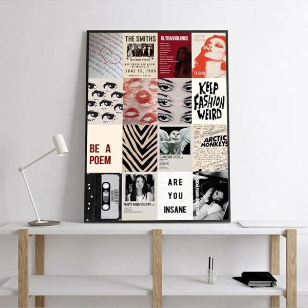 retro rockstar posters dorm room aesthetic wall decor