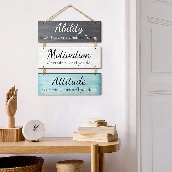 rustic office wall decor inspirational quote signs