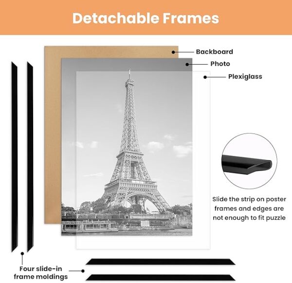 scratch resistant poster frame large size display