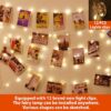 USB powered fairy lights photo display room decor