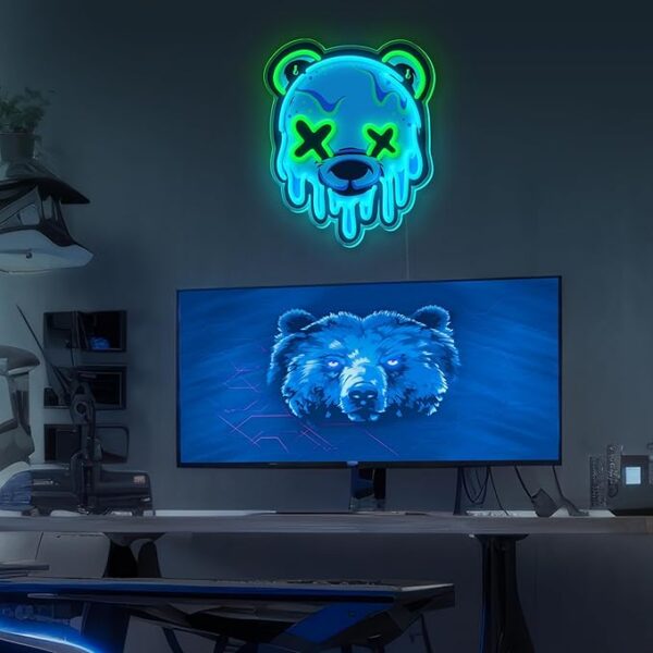 cool neon light for man cave gaming setup decoration