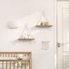 macrame wall shelves white minimalist home decor