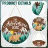 woodland nursery wall decor forest theme quote sign