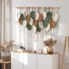 woven cotton macrame tapestry for modern home decoration