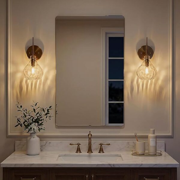 bathroom vanity wall sconce set of 2 modern lighting design