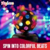 colorful LED disco ball light for birthday party decorations