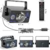 DJ party light with strobe and pattern projection for events