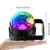 DJ strobe light with remote control for indoor party decoration