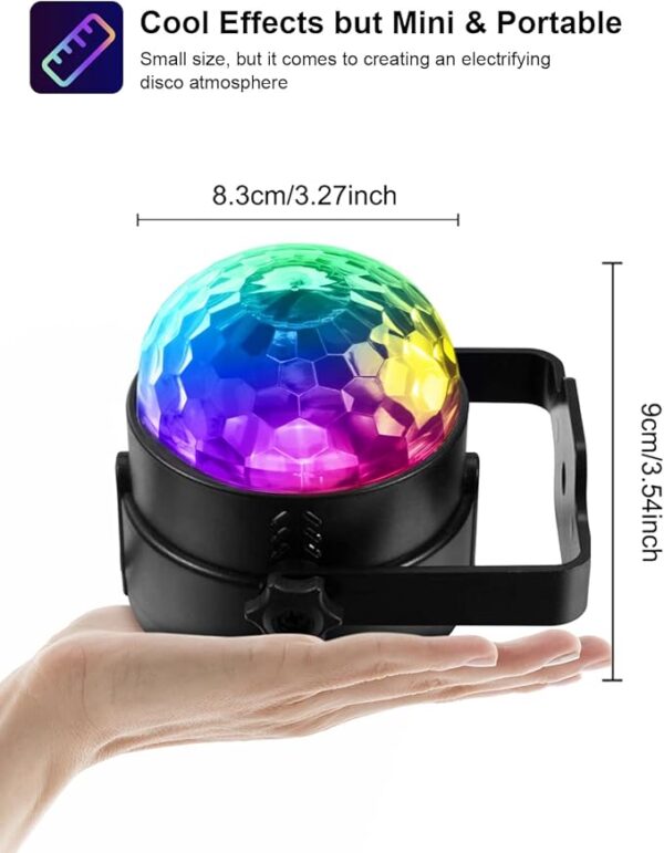 DJ strobe light with remote control for indoor party decoration