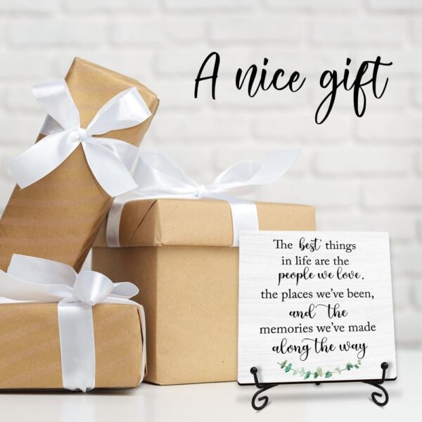 Farmhouse wooden tabletop decor gift for friends and family