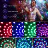 music activated party light for birthday and celebration decor