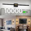 rechargeable black wall lights with remote for indoor home decor