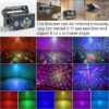 sound activated LED stage light with RGB disco effects for dance floor